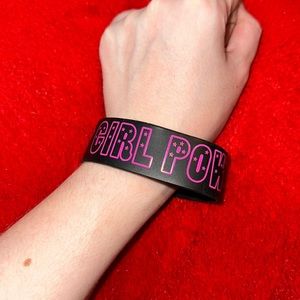 Superman girl power bracelet